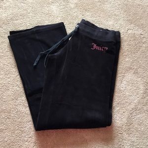 Juicy Couture Black Track Pants